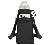 Linkidea Iron Flask - Portabotellas de Agua con Correa Compatible con Owala FreeSip de 24 onzas/32 onzas, Boca Ancha de 32 onzas, Soporte para Bolsa de Botella de Agua, Correa de Hombro con Bolsillo