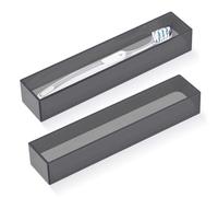 Linkidea - Juego de 2 portacepillos acrílicos con Piedra de Secado rápido, Organizador de cajón de baño con Orificio de Drenaje para cepillos manuales, Compatible con Colgate (Gris)