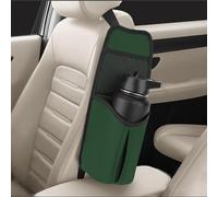 Linkidea Organizador de Botellas de Agua Lateral para Asiento de Coche Compatible con Botella de Agua Yeti Rambler de 30 oz/36 oz, 32 oz/40 oz se Adapta a Soporte de Botella Grande (Verde)
