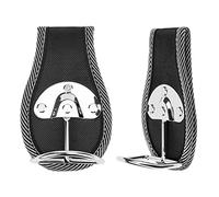 Linkidea Paquete 2 Lazos para Martillo, Soporte para Herramienta en Cinturón, Funda para Herramientas de Acero (Negro)