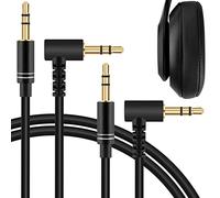 Linkidea Paquete de 2 cables de audio de repuesto compatibles con B S0lO 3.0, S0lO 2.0, Studio 3, Studio 2, Mix, S0lO HD, cable auxiliar TRS de 3,5 mm (1,5 m)