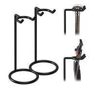 Linkidea Paquete de 2 soportes para afeitadora de seguridad de viaje de acero inoxidable, compatible con afeitadoras de seguridad de mango largo, Fusion 5, ProShield, Mach 3 (negro)
