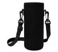 Linkidea Portabotellas de Agua con Correa Compatible con Simple Modern Summit Collection de 40 onzas, Hydro Flask de Boca Ancha, Soporte para Bolsa de Agua con Correa para el Hombro (Negro)