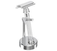 Linkidea Soporte de maquinilla de afeitar para hombre, soporte de seguridad compatible con Vikings Blade the Chieftain, Merkur 34C, 700002, 23C, 38C, organizador de herramientas de afeitado para