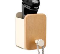 Linkidea Soporte de Pared para afeitadora eléctrica, Compatible con Braun Series 3-9, Soporte de Almacenamiento para afeitadora para baño (Blanco)