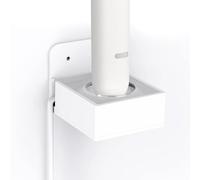Linkidea Soporte de Pared para Cargador de Cepillo eléctrico, Base Adhesiva para baño, Soporte para Cepillo Compatible con Oral-B iO Series 7/8/9 (Solo Cargador Redondo)