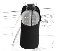 Linkidea Soporte Extra Grande para Botella de Agua en Asiento de Coche, Compatible con EYQ 128oz, Hydracy Sport 78oz, Bolsa Colgante con Malla, Negro
