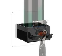 Linkidea Soporte Multifuncional para afeitadora para Ducha, Compatible con Gillette Fusion 5 ProGlide, Venus Platinum y ComfortGlide, Soporte para Gel de Afeitar en el baño (Negro)