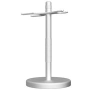 Linkidea Soporte para afeitadora, organizador de baño, compatible con Vikings Blade Chieftain, Merkur 34C/38C,Rockwell 6S/6C,Henson AL13, soporte para accesorios de afeitado de secado rápido(plateado)