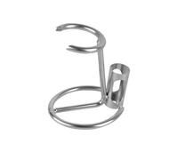 Linkidea Soporte para maquinilla de afeitar de acero inoxidable para hombre, accesorios de baño y ducha, compatible con Merkur 34HD, Vikings Blade (plata)