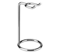 Linkidea Soporte para maquinilla de afeitar de mango corto, soporte de acero inoxidable, soporte de viaje de lujo para hombre, compatible ÚNICAMENTE con maquinillas de menos de 3,5''