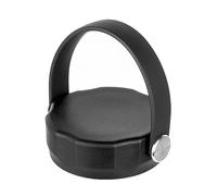 Linkidea Tapa de Botella de Agua Boca Ancha con asa, Compatible con Hydro Flask Wide Mouth 12/16/18/20/32/40/64 oz, Tapa Flex de Repuesto Negra