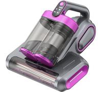 Linkifly Aspiradora Antiacaros para Colchones SIN Cable, MT1 18kpa Aspirador de Ácaros Inalámbrico con Luz UV y Vibración,Aspirador de Mano Ligero,Antiácaros y Antibacterias,Especial Alergias