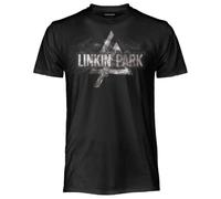 Linkin Park Camiseta de hombre Fragment Negra de algodón Regular Fit, Negro , L