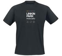 Linkin Park from Zero Radiate Hombre Camiseta Negro 100% algodón Regular