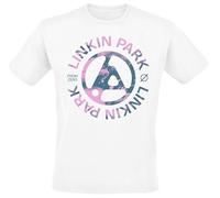 Linkin Park from Zero Spill Hombre Camiseta Blanco 5XL 100% algodón Vorne Bedruckt Regular