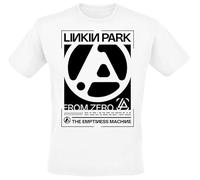 Linkin Park from Zero The Emptiness Block Hombre Camiseta Blanco 100% algodón Regular