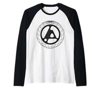 Linkin Park Globo Negro Camiseta Manga Raglan