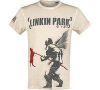 Linkin Park Hybrid Theory Hombre Camiseta Blanco Roto XXL 100% algodón Regular