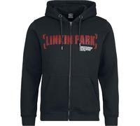 Linkin Park Meteora Red Hombre Capucha con Cremallera Negro 70% algodón, 30% poliéster Regular