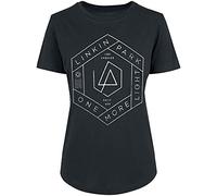 Linkin Park One More Light Mujer Camiseta Negro 50% algodón, 50% Viscosa Ancho