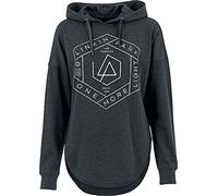 Linkin Park One More Light Mujer Sudadera con Capucha Carbón Mezclado