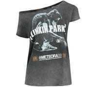 Linkin Park Overlay Mujer Camiseta Gris L 100% algodón Regular