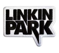 Linkin Park Parche para planchar con logotipo tejido, negro/blanco, Taille unique