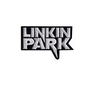 Linkin Park Silver Big Hq parche patch bordado con logotipo para planchar de hierro en apliques