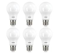 Linkind 8W Bombillas LED E27 Luz Cálida 2700K, 806 lúmenes, Equivalente a 60 W, Bombilla E27 LED Blanco Cálido con Casquillo Gordo, No Regulable - Pack de 6