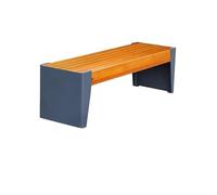 LINKIO Bancos de Patio para Exteriores Banco De Respaldo Al Aire Libre Ocio Al Aire Libre Banco De Asiento Público Al Aire Libre Comunitario Cuadrado Doble Bancos de Jardín para Exteriores(B)