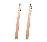 LINKIO Elevador de Zapatos Portátil Con Calzador Calzador De Madera Maciza 20 Pulgadas Con Mango Largo, Ideal For Personas Mayores, For Uso Doméstico O Regalo Zapato Cuchara Calzador De Viaje