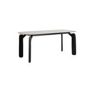 LINKIO Mesa de Cocina Moderna Mesa de Comedor Rectangular Madera Maciza Retro 120 x 70 75 cm, Moderna y Sencilla, for el hogar, Muebles Cocina creativos travertino WABI Sabi