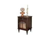 LINKIO Side Tables Bedroom Mesilla de Noche Retro de Madera Maciza for Dormitorio, mesita de Noche pequeña con Almacenamiento Bed Side Table