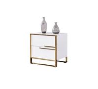LINKIO Side Tables Bedroom Mesita de Noche posmoderna, Mueble de Almacenamiento con cajones de Dos Capas, Sencillo, for Sala de Estar, Dormitorio, mesita de Noche pequeña Bed Side Table(A)