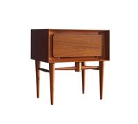 LINKIO Side Tables Bedroom Mesita De Noche Retro, Muebles De Madera De Cerezo Y Teca, Mueble Pequeño Bed Side Table