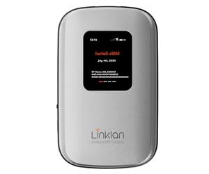 Linklan eSIM Global WiFi Hotspot, 16 dispositivos 4G LTE para más de 180 países, sin SIM/contrato, enrutador de viaje compacto, enrutador inalámbrico compacto para viajes internacionales y negocios
