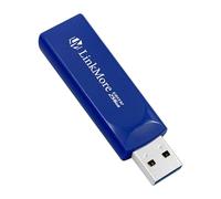 LinkMore EJECT32 - Unidad Flash USB 3.2 Gen2 de 256 GB, Velocidad de Lectura de hasta 100 MB/s, Unidad de Pulgar de diseño retráctil