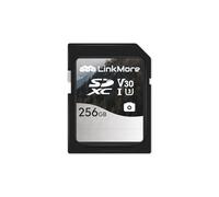 LinkMore - Tarjeta de memoria SDXC de 256 GB, tarjeta SD UHS-I U3 V30, clase 10, lectura de hasta 95 MB/s, escritura de hasta 60 MB/s, para cámara, videocámara y ordenador (Mist SD3C)