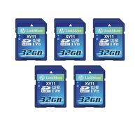 LinkMore Tarjeta SD de tamaño completo de 32 GB (paquete de 5), SDHC compatible con cámara de video Full HD, PC, UHS-I, U1, V10, clase 10, velocidad de lectura de hasta 96 MB/s, velocidad de escritura