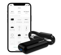 LinknLink eHub 5 en 1 Smart WiFi Universal Remote: Control IR y RF con sensores de movimiento, temperatura, humedad, 3 años de almacenamiento de datos gratuito, funciona con Alexa, Google Home, Modbus