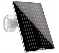 LinkSolar Solar Panel for Ring Security Camera, 8W Solar Panels Charger with Micro USB, DC & USB-C Port for Outdoor Rechargeable Battery Camera, IP65 Waterproof, 9.8ft Cable, 360°Adjustable Bracket