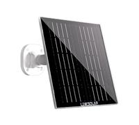 LinkSolar Solar Panel for Ring Security Camera Doorbell Outdoor, 5W Solar Charger with Micro USB, DC & USB-C Port for Outdoor Rechargeable Battery Camera, IP65, 9.8ft Cable, 360°Adjustable Bracket