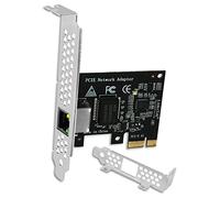 LinksTek Adaptador de red PCI Express X1 a puertos RJ45 de 2.5 Gbps para Windows 11, 10 de 64 bits y Windows Server 2019, 2022, controlador Ethernet Intel I225V, tarjeta PCIE NIC (PCIE-I225)