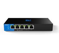 Linksys 5 puertos 2.5G Multi-Gig no administrado PoE+ Switch metal sin ventil...