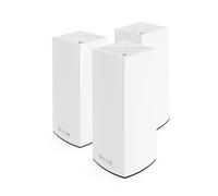 Linksys Atlas Pro 6 sistema WiFi 6 mesh de doble banda (AX5400), router WLAN, repetidor, extensor con cobertura de hasta 750 m², 4 veces más veloz, más de 90 dispositivos, paquete de 3, blanco