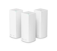 Linksys WHW0303 Velop sistema de mesh Wi-Fi tribanda para toda la casa (router/extensor WiFi AC2200, 525 m² de cobertura, controles parentales, 3 nodos) Blanco
