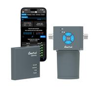LinkTap ValveLinker 4 Zonas y Gateway - Programador de Riego Inteligente a Pilas, Control por App, Riego Adaptable al Clima, Mayor Alcance que WiFi, IP66, Compatible con Medidor de Flujo 1" & 2"