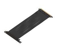 LINKUP - [25cm Nuevo PCIe 3.0 16x Tarjeta de Extensión de Cable Elevador Flexible Vertical Adaptador Especial Súper Blindado Riser Card Alta Velocidad┃Universal Universal 90 Grados