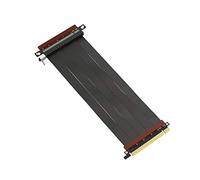 LINKUP - Cable Montante Ultra PCIe 4.0 X16 Montaje Vertical de Alta Velocidad Blindado Gaming PCI Express Gen4┃Enchufe GPU Reverse (25cm) Diseñado para ITX